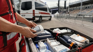 Дежурство скорой на мероприятиях в Апшеронске