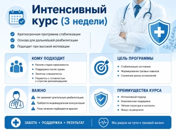Реабилитация за 21 день в Апшеронске