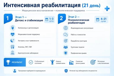 Реабилитация за 21 день в Апшеронске